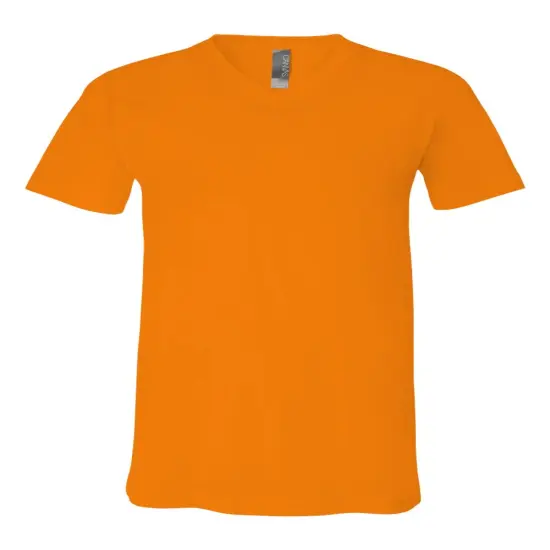BELLA + CANVAS&reg; Jersey V Neck Short Sleeve Tee Orange {2}
