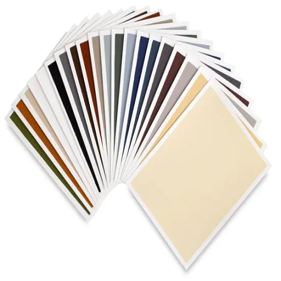 Art Spectrum Colourfix Original Coated Pastel Paper - 9" x 12", Rainbow Pack, Pkg of 20 Sheets {1}