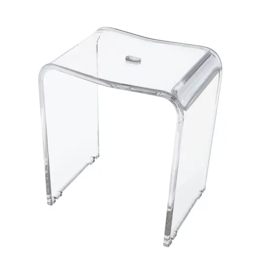 Acrylic Shower Bench Stool Bath Chair Seat, for Sauna {1}