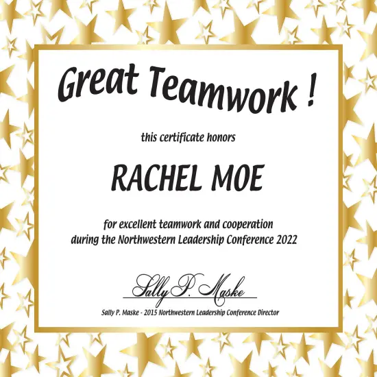 Great Papers! Value Certificate, Gold Twinkle Stars, 8.5" x 11", Printer Compatible, 50 count {3}