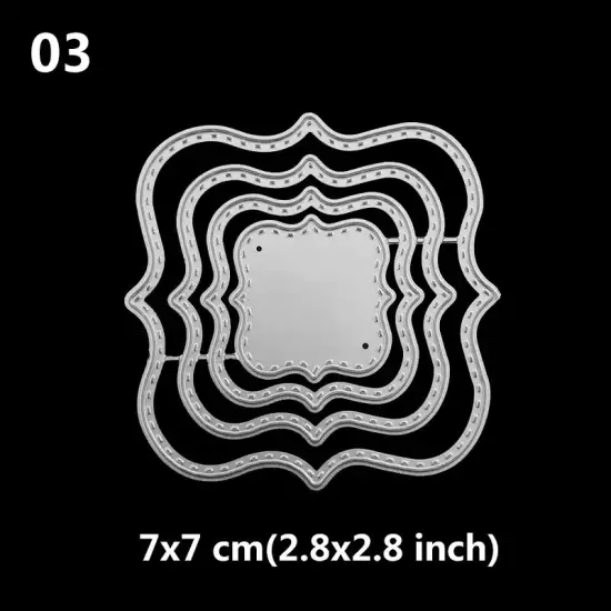 Metal Frame Nesting 4 Piece Dies Set {1}
