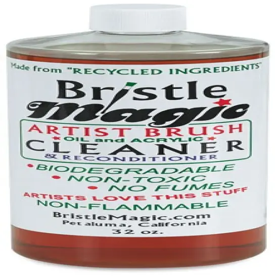 Bristle Magic Brush Cleaner, 32 oz bottle {1}