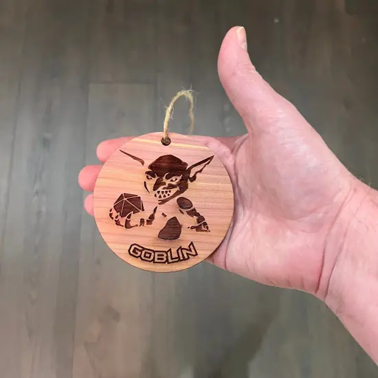 Goblin - Cedar Ornament {4}