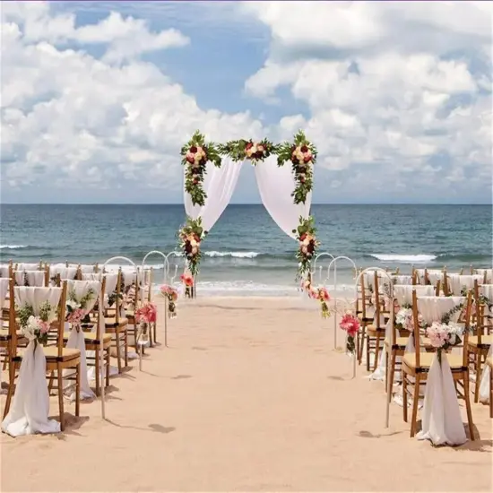 Strong Metal Wedding Garden Arch Floral Balloon Arch Square Frame Backdrop Stand {4}