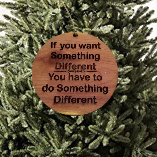 If you want something different - Cedar Ornament {2}