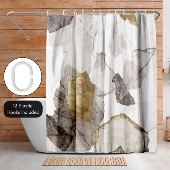 Americanflat 71" x 74" Shower Curtain, Amplified Iii by PI Creative Art {5}