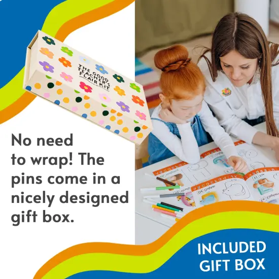 Mabie Swan - 8 Enamel Pin Set, Perfect Brooch For Women And Men, For Showing Your Educator And Teacher Appreciation, Jewelry Lapel Pins Make A Great Teacher Gifts {4}