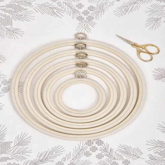 Round Flexi Hoop Nurge 230-2 White {2}