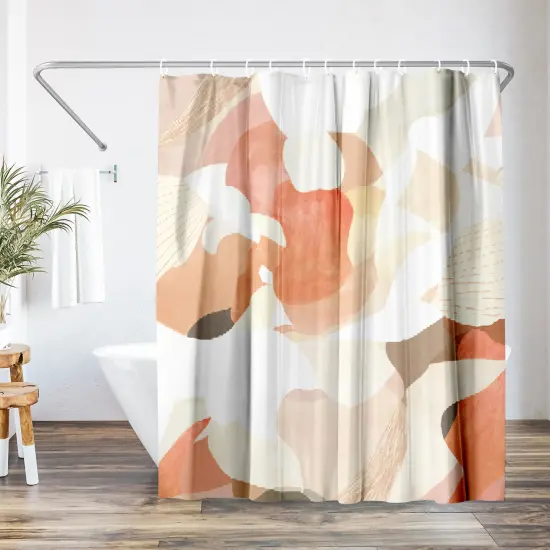 Americanflat 71" x 74" Shower Curtain, Interlude by Louise Robinson {1}
