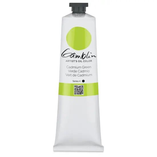 Gamblin Artist's Oil Color - Cadmium Green, 150 ml tube {2}