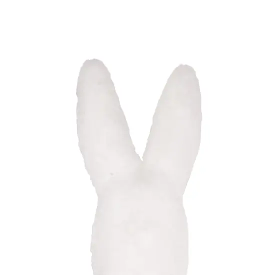Easter Spring Themed Bunny Rabbit Cotton Tail Shaped Small/Petite Accent Pillow, 10" x 18" {3}