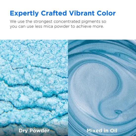 Rolio - 1 Jar Mica Powder (Electric Blue) - 50g / 1.8 oz {2}