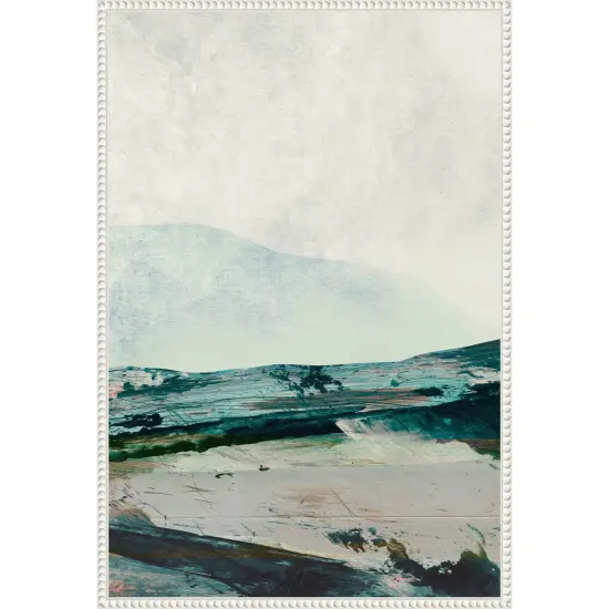 Mountains by Dan Hobday Framed Canvas Wall Art {1}