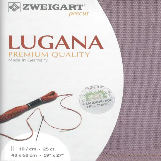 PrecutZweigart Lugana 25 count Lavender {1}
