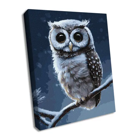 Painting by Numbers kit Forest owl KHO4457 {1}