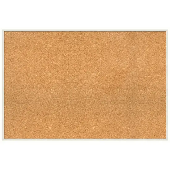 Lucie Wood Framed Corkboard, Natural Cork Lucie White {1}