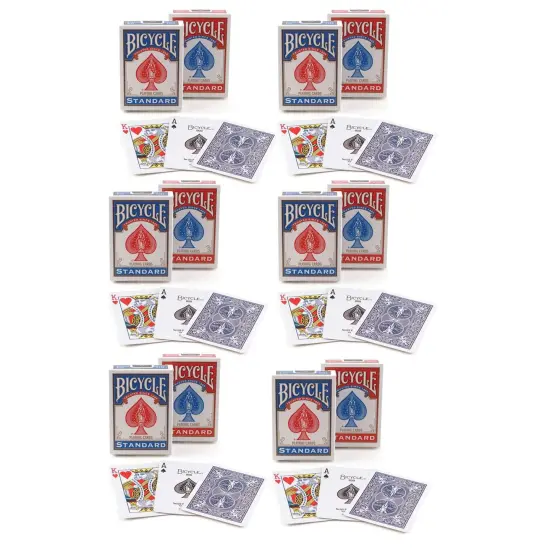 Standard Index Playing Cards, 6 Decks {1}