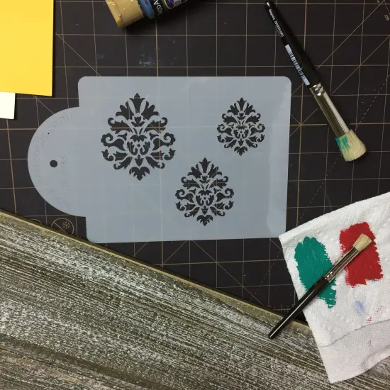 Royal Damask Icon Cake Stencil Set | C733 by Designer Stencils | Cake Decorating Tools | {4}