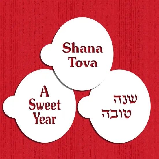 Shana Tova Cookie Stencil | C739 by Designer Stencils | Cookie Decorating Tools | {2}
