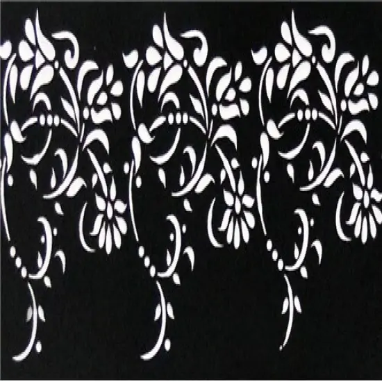 Medium Vintage Lace Cake Stencil Side | C771 by Designer Stencils | Cake Decorating Tools | {3}