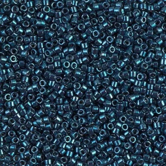 Miyuki Delica Bead 11/0 - DB0459 - Galvanized Midnight Aqua {1}