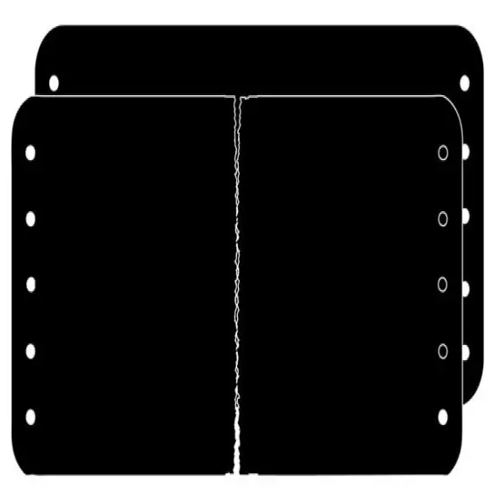 Prima Marketing Inc 6x12 Clear Book Deckle Gate 655350890445 {1}