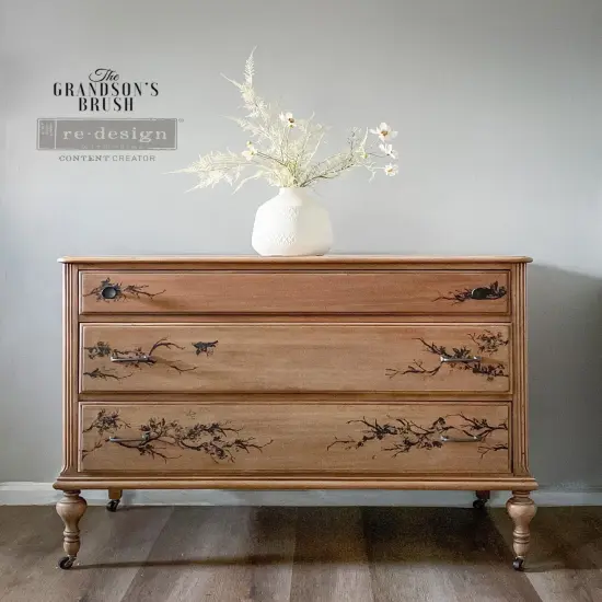 Redesign Decor Stamp - Forest Aviary - 12"x12" (9 pcs) {3}