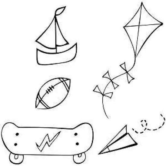 Prima Marketing IncCling Stamp - Fun Time 655350910976 {1}