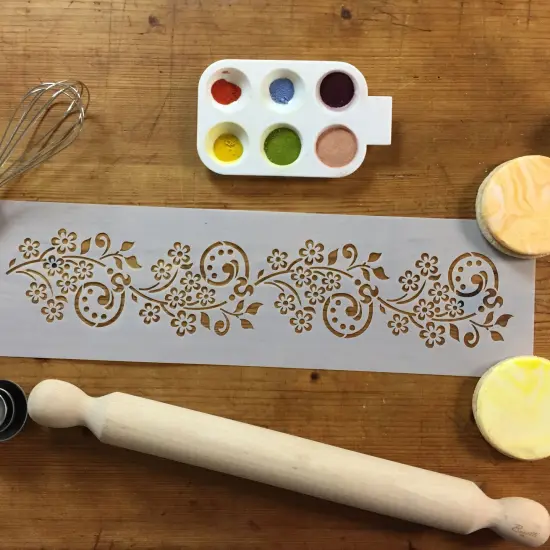 Blooming Phlox Cake Stencil | C851 by Designer Stencils | Cake Decorating Tools | {3}