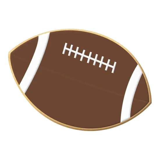 CookieCutter.com Football Cookie Cutters 5 in, Tin Plate Steel, Handmade in the USA {2}