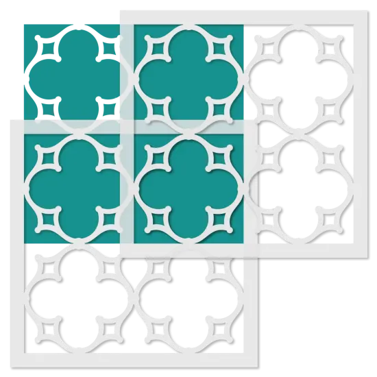 8-Inch Parisian Fretwork All Over Wall Stencil | 3713B by Designer Stencils | Pattern Stencils | Reusable Stencils for Painting | Safe & Reusable Template for Wall Decor | Try This Stencil Instead of a Wallpaper | Easy to Use & Clean {4}