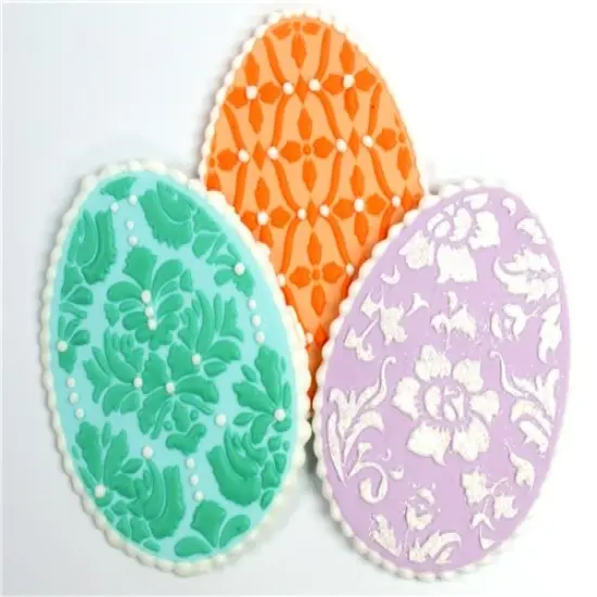 Chic Easter Eggs Cookie Stencil | C813 by Designer Stencils | Cookie Decorating Tools | {1}