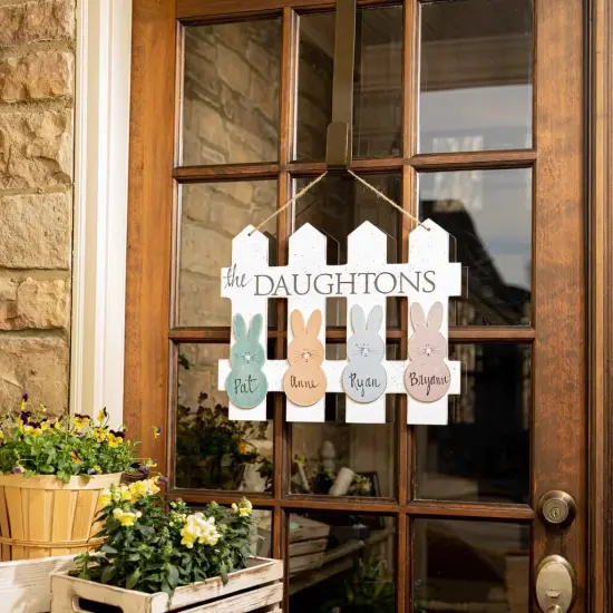 19.5 in. Unfinished Wooden Fence Shape {4}