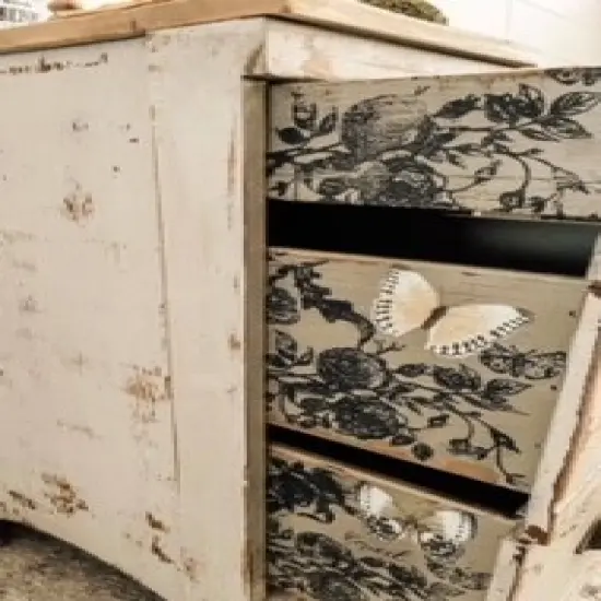 Redesign Decor Stamp - Romance Roses - 12"x12" (6 pcs) {5}