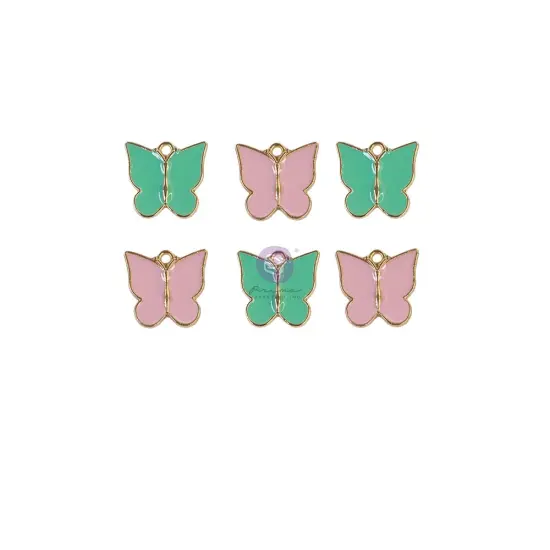 Prima Marketing Inc Frank Garcia Sweet Charms Butterfly, Green,Pink 655350997021 {1}