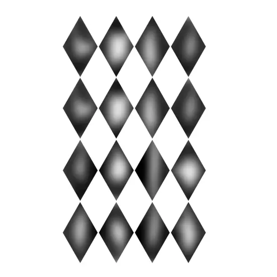 Small Harlequin Wallpaper Design Wall Stencil | 2696 by Designer Stencils | Pattern Stencils | Reusable Stencils for Painting | Safe & Reusable Template for Wall Decor | Try This Stencil Instead of a Wallpaper | Easy to Use & Clean {1}