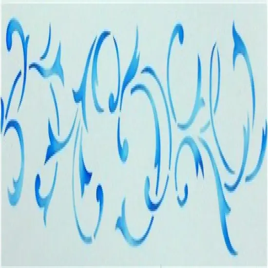 French Swirl Cake Stencil Side | C767 by Designer Stencils | Cake Decorating Tools | {2}