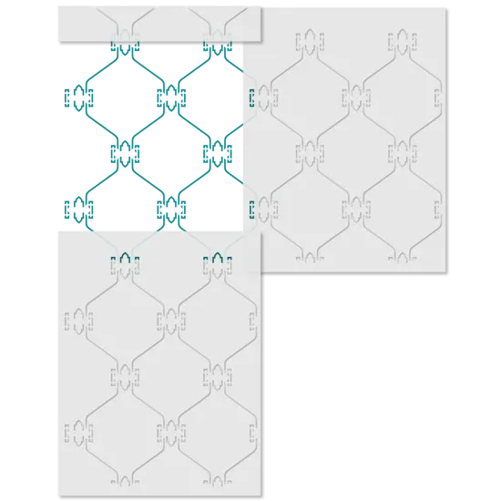 Chinese Lattice All Over Wall Stencil | 3723 by Designer Stencils | Reusable Stencils for Painting {4}
