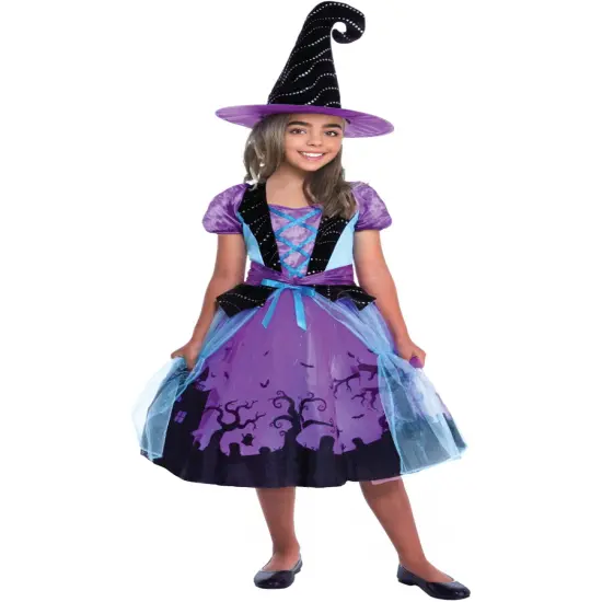 Cauldron Cutie Witch Girl's Costume {1}