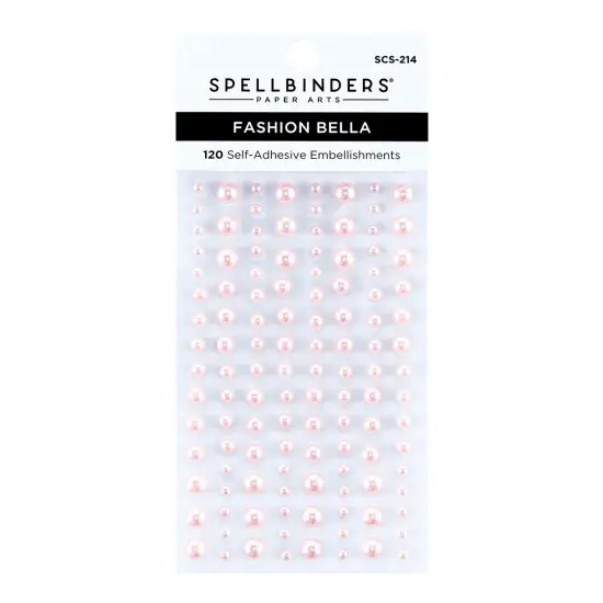 Spellbinders Fashion Essentials Pearl Dots-Bella {1}