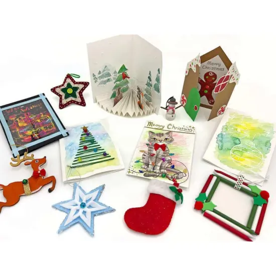 Christmas Super Bundle Ornament and Card Making Art Box {1}