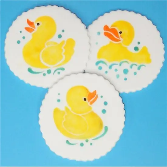 Rubber Duckies Cookie Set | C784 by Designer Stencils | Cookie Decorating Tools | {2}