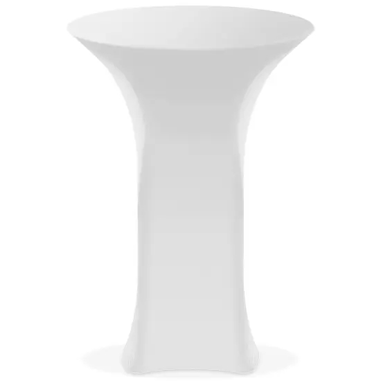 Lann's Linens - Round Highboy Cocktail Table Cover, Stretch Spandex Fitted Tablecloth {2}