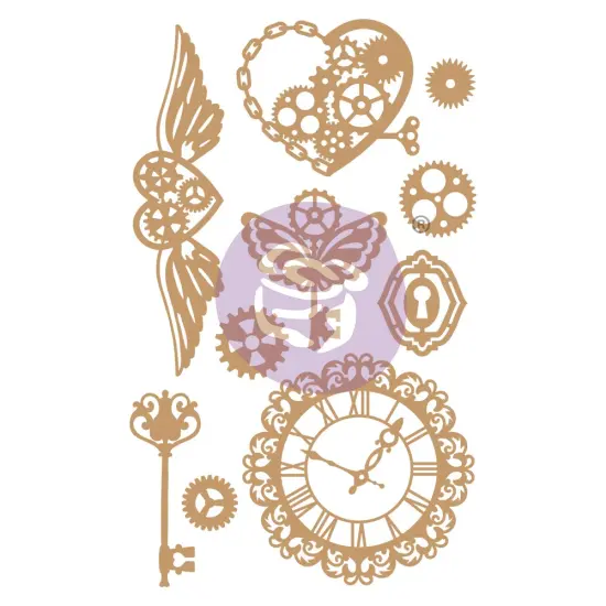 Prima Marketing Inc Chipboard Diecut - Mechanical Dreams - 10 Pcs, 0.75-4.7 655350647292 {1}