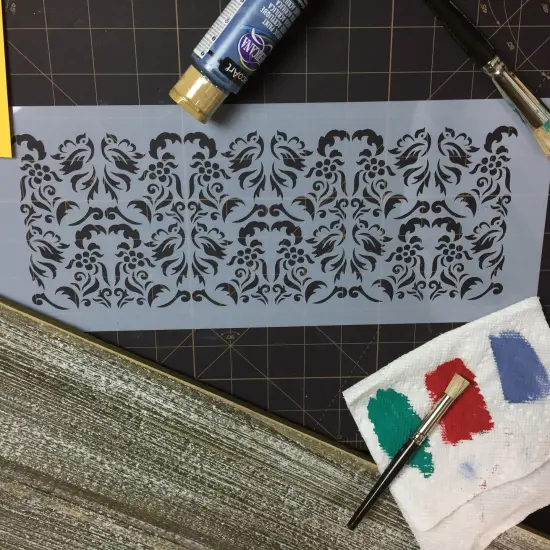 Wedding Doves Cake Stencil Side | C728 by Designer Stencils | Cake Decorating Tools | {5}