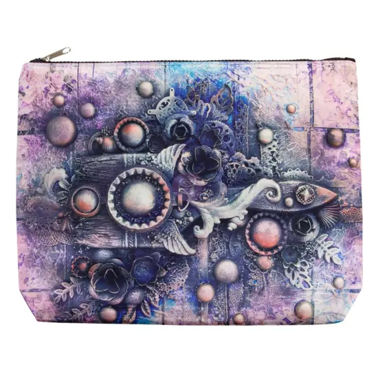 Prima Marketing Inc Art Basics - Big Art Pouch - Art Celebration In Purple - 13x10x1.5In 655350967994 {1}
