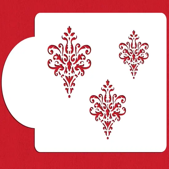 Lace Icon Cake Stencil Set | C715 by Designer Stencils | Stencils for Royal Icing, Airbrush, Dusting Powder | {1}