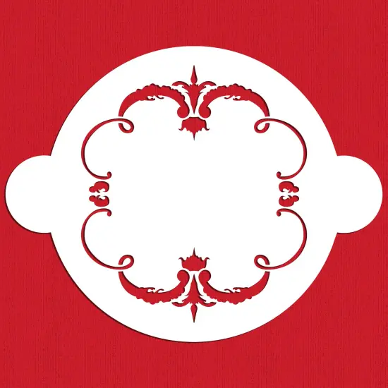 Luciana: Italian Martha Stewart Weddings Series Cake Stencil | C833 by Designer Stencils | Cake Decorating Tools | Baking Stencils for Royal Icing, Airbrush, Dusting Powder | Reusable Plastic Food Grade Stencil for Cakes | Easy to Use & Clean Stencil {6}