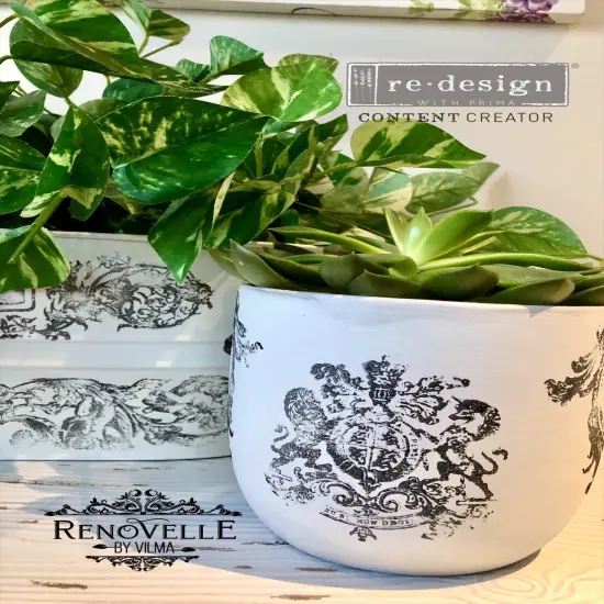 Redesign Decor Clear-Cling Stamps-Chateau De Maisons 12"x12" {3}