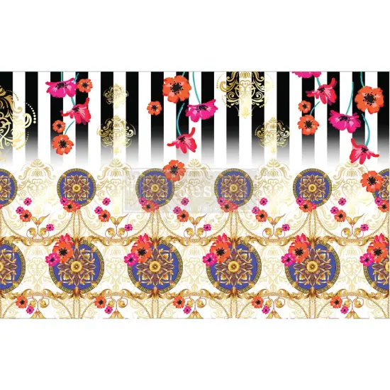 Redesign With Prima Decoupage Decor Tissue Paper - Cece Fashion & Flora - 1 sheet, 19.5"x30" 655350657109 {1}